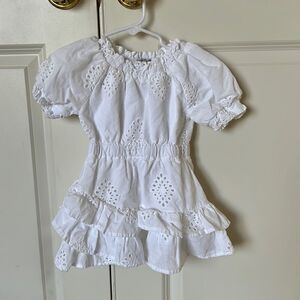 HABITUAL Girls Eyelet Dress